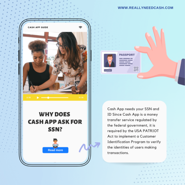 why does cash app ask for ssn