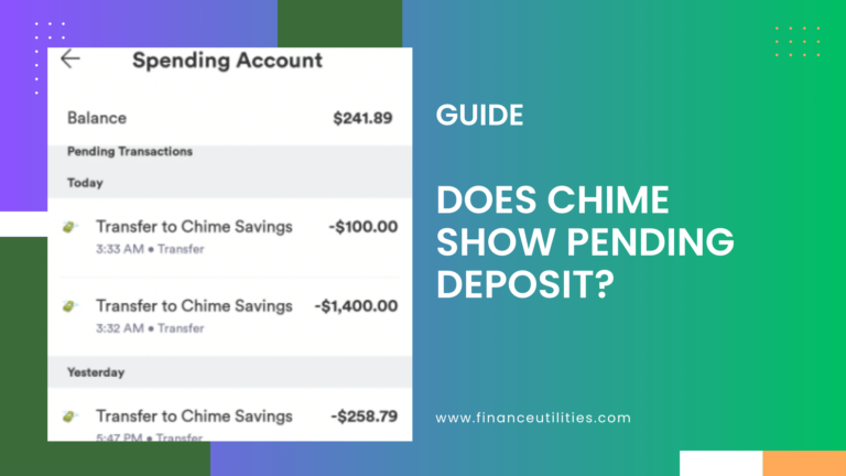 Does Chime Show Pending Deposits