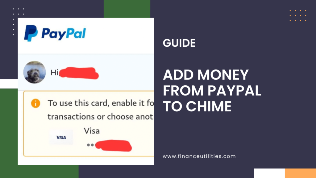 How to Add Money from PayPal to Chime Account