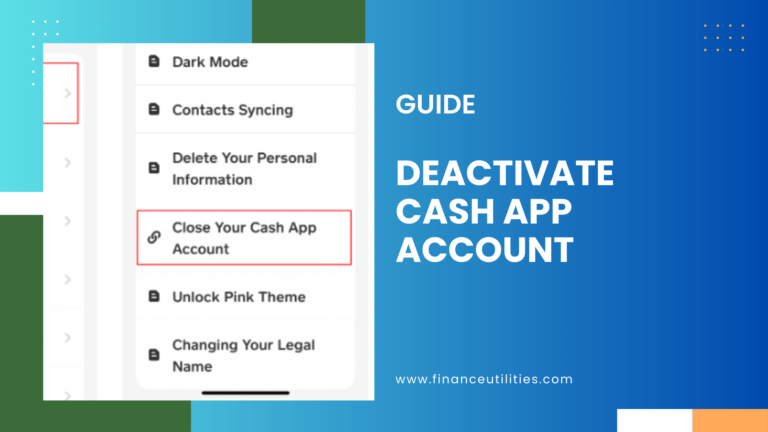 How to Deactivate a Cash App Account