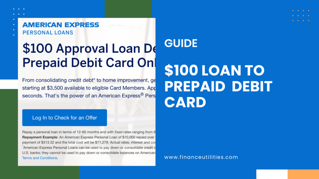 $100 Approval Loan Deposited to Prepaid Debit Card Online